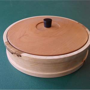 Boîte de rangement en bois artisanale pour tortillas et roti, pour la présentation sur la table de cuisine, l'organisation de la maison et le rangement décoratif - Product Image 3