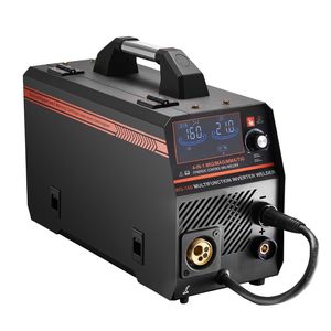 Saldatrice MIG Sinergica 160A 4-in-1 Gas MIG/MIG a filo animato/Stick/Lift TIG Multi-processo 110V/220V per Acciaio - Product Image 5
