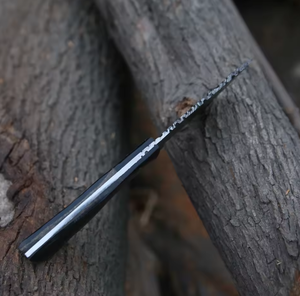 Couteau Bowie de survie et de chasse à lame fixe en acier Damas, manche en bois, personnalisable, de haute qualité, vente en gros OEM - Product Image 4