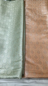 Brocart Meena Opulent : Tissage traditionnel en soie de Banarasi avec des détails Zari complexes - Product Image 3