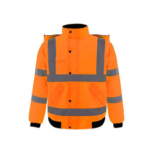 Reflective Safety <b>Working</b> Jacket <b>For</b> Construction High Visibility Waterproof Outdoor Winter Wear Safety Jackets - Product Image 5