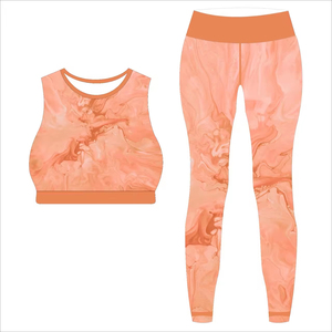 Conjunto de Yoga para Mujer de Alta Calidad, Color Sólido, Cintura Elástica, Shorts con Logotipo Frontal, Spandex/Nylon, Último Diseño, Venta al Por Mayor - Product Image 1