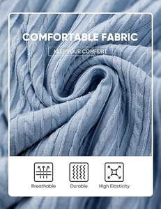 Chemises polo à col zippé pour hommes, en tricot texturé, décontractées, à manches courtes, légères, pour les vacances, pour le golf - Product Image 6