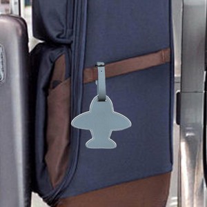 Etiqueta de Equipaje de PU de Alta Calidad para Viajes, Etiquetas de Maleta de Cuero Sintético con Hebilla, Antipérdida, Personalizable con Logotipo - Product Image 3