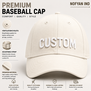 Casquettes de baseball de qualité supérieure 100 % coton, casquettes de baseball personnalisées pour équipes, étiquettes privées, casquettes d'équipe avec logo brodé personnalisé - Product Image 1