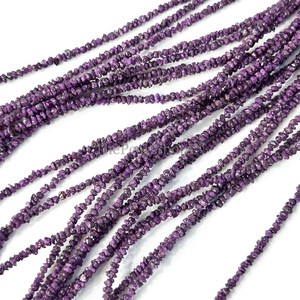 Perles de diamant violet brut non taillées et lisses, 4x3 à 6x4 mm, perles de diamant naturelles sans conflit, brin de 16 pouces pour la fabrication de bijoux - Product Image 5