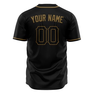Camiseta de Béisbol Negra Personalizada para Hombre, Manga Corta, Cuello en V, Absorbe la Humedad, Ropa Deportiva de Equipo con Número 00 Impreso en la Parte Delantera - Product Image 3