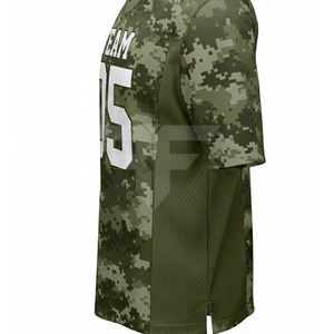 Camiseta de fútbol americano para hombre, de alto rendimiento, transpirable, de malla de poliéster, unisex, para adultos, de manga corta - Product Image 3