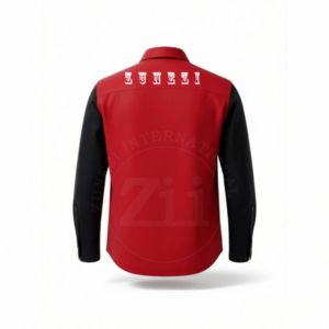 Camisas de trabajo resistentes al fuego de algodón de alta resistencia, al por mayor, para soldar, personalizadas para hombre. - Product Image 2