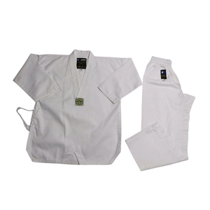Uniforme de Taekwondo sur mesure de haute qualité, respirant et léger, avec un tissu en polyester/coton pour adultes, dernier design - Product Image 4