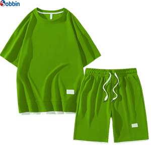 Conjunto de Shorts Holgados de Verano para Hombre, Personalizados con Camiseta Estampada y Shorts Deportivos Casuales, Conjunto de 2 Piezas - Product Image 3