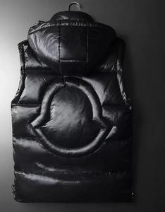 Chaleco Acolchado de Lona Lavada Transpirable de Invierno con Logotipo Personalizado de Alta Calidad para Hombre y Mujer, Ligero, Informal, Ecológico, con Capucha - Product Image 2