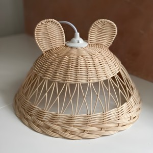 Adorable lustre en rotin et couvercle de lumière pour chambres d'enfants abat-jour suspendu au prix le plus bas - Product Image 2