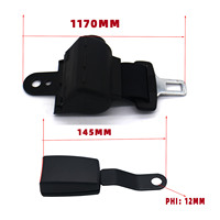 Accessoires d'origine Ceinture de sécurité automatique rétractable à deux points Ceinture de sécurité à double rangée Verrouillage de siège Ceinture de sécurité
