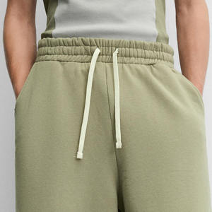 Pantalones Cortos de Algodón de Alta Calidad para Hombre, Estilo Urbano, Oversize, Corte Cuadrado, Cintura Elástica, 3 Bolsillos, Personaliza con tu Logotipo, Verano - Product Image 4