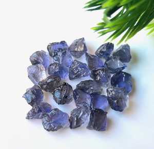 Cristales de Iolita Azul Natural, Piedra Preciosa en Bruto, Piedra Curativa Azul Violeta para la Fabricación de Joyas, Suministro al por Mayor - Product Image 4