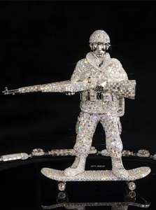 Pendentif Hip Hop de Luxe Personnalisé avec Pierres, Entièrement Personnalisable, en Argent Sterling 925, Moissanite VVS, Plaqué Rhodium/Or - Product Image 6