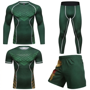 Équipement de combat personnalisé de haute qualité, rashguard, compression, t-shirt de Jiu-Jitsu, MMA, BJJ, vente en gros, boxe, arts martiaux, adultes - Product Image 2