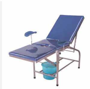 Équipements médicaux métalliques de haute technologie, très demandés : Table d'opération portable, Lit d'accouchement en acier inoxydable, Chaises d'hôpital manuelles - Product Image 3