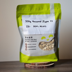 Nueces de Anacardo Blancas Tostadas Orgánicas de Vietnam, 500g, Empaque con Cierre, Oferta Especial de Fabricante Directo, OEM Disponible - Product Image 1