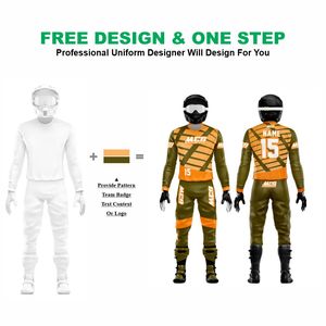 New Vintage Design Sublimation Printing MX Racing Jersey Pants High Quality Nylon Polyester Fabric Men's Motocross Riding Suit - Product Image 2