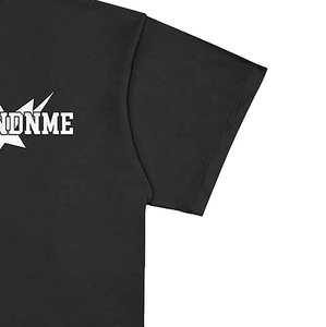 Camiseta de Manga Corta para Hombre, Nueva Llegada, con Logotipo de Banda Blanca Estampado en la Parte Delantera, Cuello Redondo Informal, Corte Regular, Algodón Jersey - Product Image 4