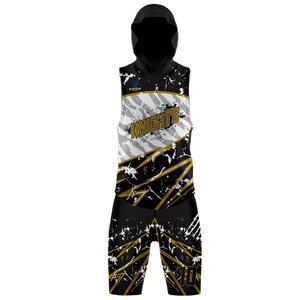 Conjunto de Uniforme de Fútbol 7v7 Personalizado, 100% Poliéster, Impresión por Transferencia de Calor, Antibacterial, Sin Mangas, para Hombre, Talla XL, Alta Calidad, Verano - Product Image 2