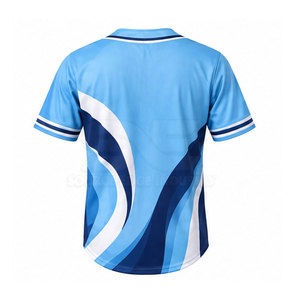 Camiseta de Béisbol para Hombre, Personalizada, Deportiva, Transpirable, de Manga Corta, con Impresión por Transferencia de Calor, al Por Mayor, de Alta Calidad, al Mejor Precio - Product Image 2