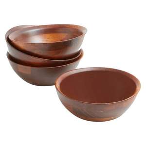 Luxury Sustainable Handcrafted Wooden <b>Bowl</b> for Serving Snacks Fruits Food-Premium <b>Bowls</b> <b>Small</b> Wood Salad Acacia <b>Bowls</b> - Product Image 2