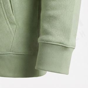 Ventes en gros de sweats à capuche 100% coton avec fermeture éclair, broderie personnalisée, vestes en polaire pour hommes et femmes, vêtements d'hiver en gros, marques personnalisées, couleur personnalisée - Product Image 6