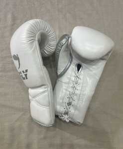 ถุงมือชกมวยหนังวัวแท้ Fly SuperLace Pro Fight Sparring Training, ถุงมือชกมวยสี ขนาด และโลโก้แบบกำหนดเองได้ - Product Image 6