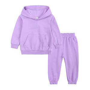 Conjunto de Sudadera con Capucha Informal de Invierno para Niños, Precio al por Mayor, Color Personalizado, Material de Poliéster/Algodón - Product Image 1