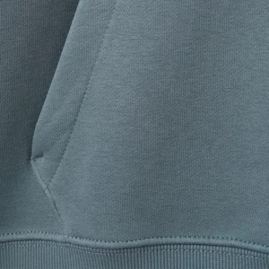 Sweat-shirt à capuche bleu acier premium pour homme, en mélange de coton doux, style streetwear décontracté, pull-over moderne, mode hiver - Product Image 6