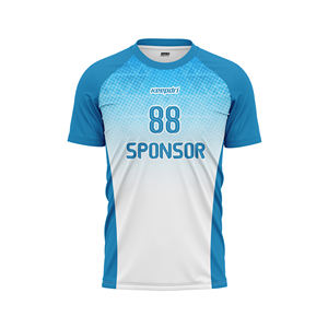 Camiseta de desgaste activo personalizada para fútbol, correr, golf y tenis, ropa deportiva estampada, fabricante ODM OEM de camisetas deportivas - Product Image 3