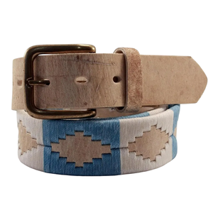 Cinturón de Cuero de Polo Ecuestre de Calidad Personalizada para Hombre, Hebilla de Pin, Cuero de Grano Superior, Bordado, Cinturón Deportivo, Última Tendencia - Product Image 4