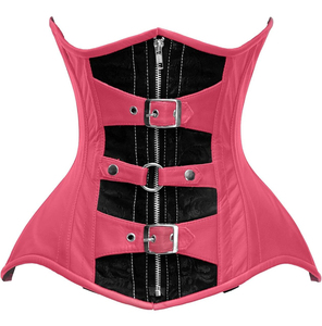Nuevos Corsés de Cintura de Moda al por Mayor de Alta Calidad, Corsés de Cuero con Varillas de Acero para Mujer, Tallas Grandes, Estilo Sexy para Club - Product Image 1