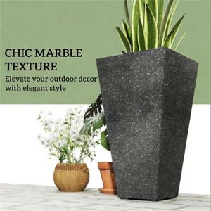 Pot et jardinière en plastique noir de haute qualité - Product Image 3