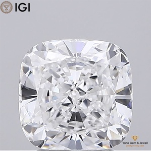 ใบรับรอง IGI เพชร CVD ผลิตในห้องปฏิบัติการ น้ำหนัก 2.50 กะรัต สี D ความสะอาด VVS1 รูปทรงสี่เหลี่ยมคุชชั่น สำหรับแหวน Royal Elegance - Product Image 1