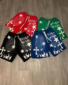 Hot Sale Custom Front Logo Unisex Summer Sweat <b>Short</b> High Street Style Eco-Friendly Breathable Drawstring Closure <b>Shorts</b> for Men - Product Image 5