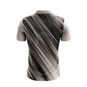 Polo en coton 220G personnalisé avec logo brodé, couleur unie, vierge, pour le golf, les sports de plein air, les occasions décontractées et professionnelles – Fabrication OEM - Product Image 5