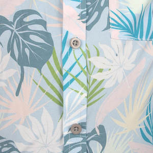 เสื้อฮาวายชายแบบเย็บใหม่ พร้อมปักโลโก้/สีตามสั่ง ผ้ากันยับ ระบายอากาศได้ดี คุณภาพพรีเมียม ราคาขายส่ง - Product Image 5