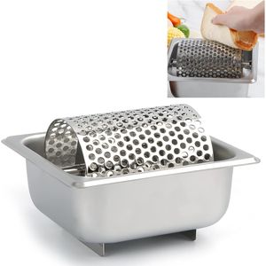 18/8 Stainless Steel Butter Wheel Spreader Large Capacity <b>Outdoor</b> <b>Cookware</b> for Griddle and Picnic Use - Product Image 1
