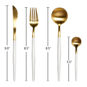 American style mirror gloss luxury cutlery collection designed for bold modern dining <b>prestige</b> and luminous table sophistication - Product Image 1
