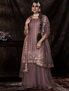 Traje KV Striking Mauve Soft Net Semi Cosido (Juego de 3 piezas) - Product Image 3