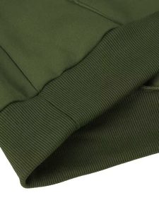 บริการรับผลิตเสื้อผ้ากีฬาแบบ OEM เสื้อฮู้ดผู้ชายสีพื้น ผ้าฟลีซสำหรับฤดูหนาว ผ้าฝ้าย 100% ระบายอากาศได้ดี ปรับขนาดได้ - Product Image 6