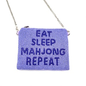 Monedero rojo con cuentas, bordado a mano con diseño de corazón LOVE, cuentas blancas, cremallera, mini bolsa con borla, linda cartera. - Product Image 2