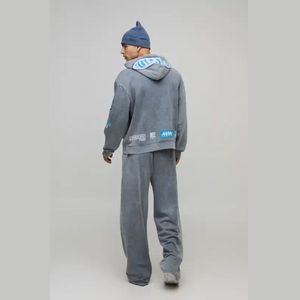 Sudaderas con Capucha de Felpa Francesa Personalizadas de Alta Calidad para Mujer, Ropa Urbana, Sudadera con Capucha Bordada de Alta Calidad con Hombros Caídos - Product Image 2