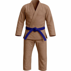 Kimono de Judo Premium Unisex para Adultos, 100% Algodón, Corte Holgado, para Entrenamiento, 220g, Teñido Liso, Poliamida, Logotipo Personalizado en la Parte Delantera - Product Image 1