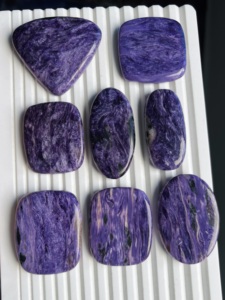 Charoita Natural de Primera Calidad, Cabujón de Piedra Preciosa Suelta Hecha a Mano para Joyería, Suministro a Granel, Accesorio ASHU GEMS - Product Image 3