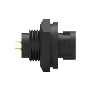 Connecteur étanche IP67 de type soudure à contact en laiton 4 broches avec boîtier en nylon et verrouillage arrière - Product Image 5